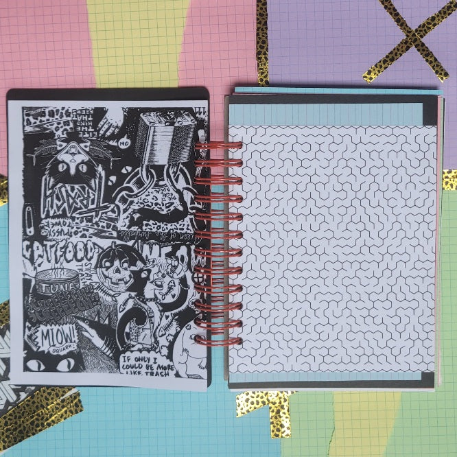 A5 PUNK JUNK JOURNAL - 140+ Pages with CUTTING MAT COVER