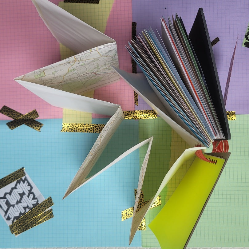 A5 PUNK JUNK JOURNAL - 140+ Pages with CUTTING MAT COVER