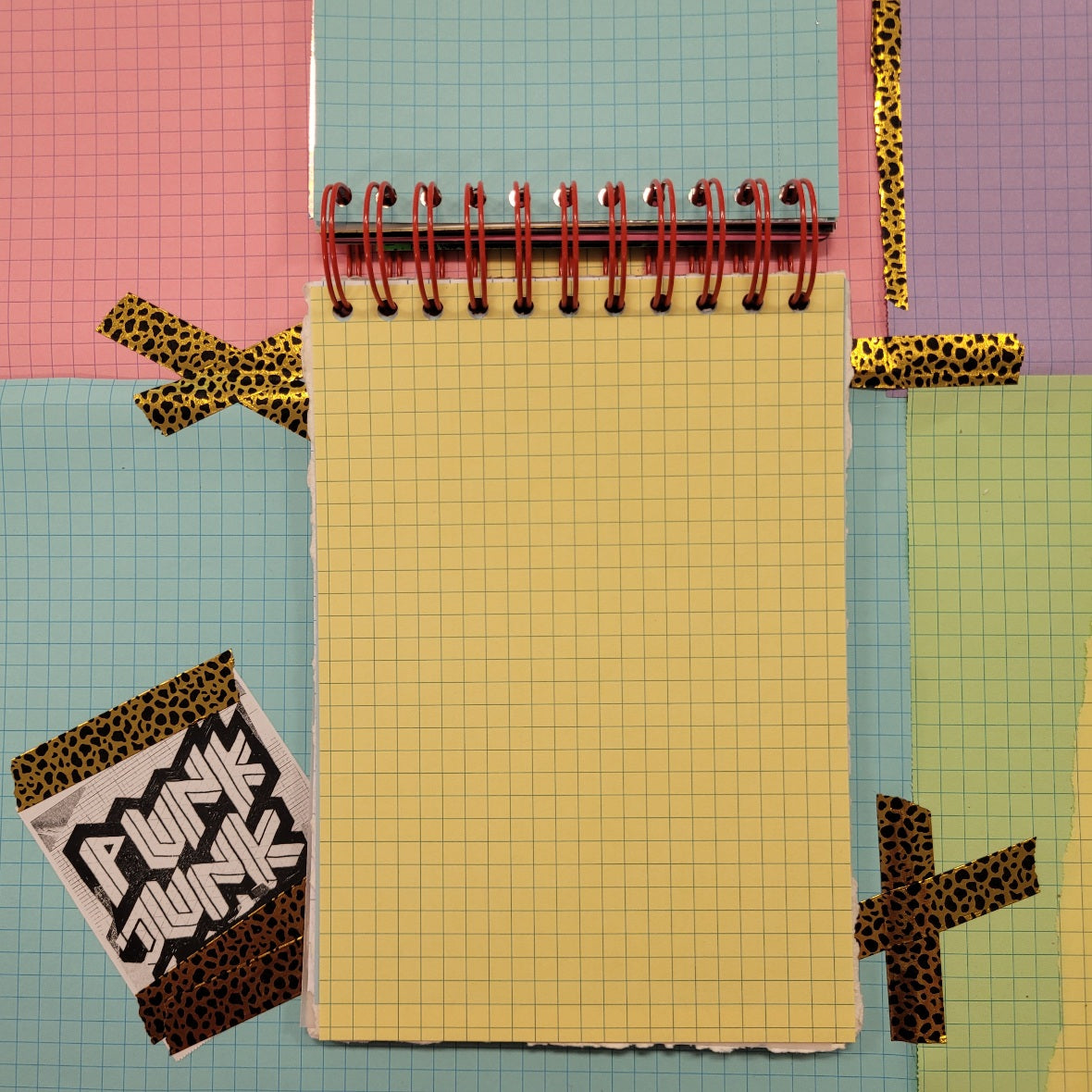 A5 PUNK JUNK JOURNAL - 100+ Pages with CUTTING MAT COVER
