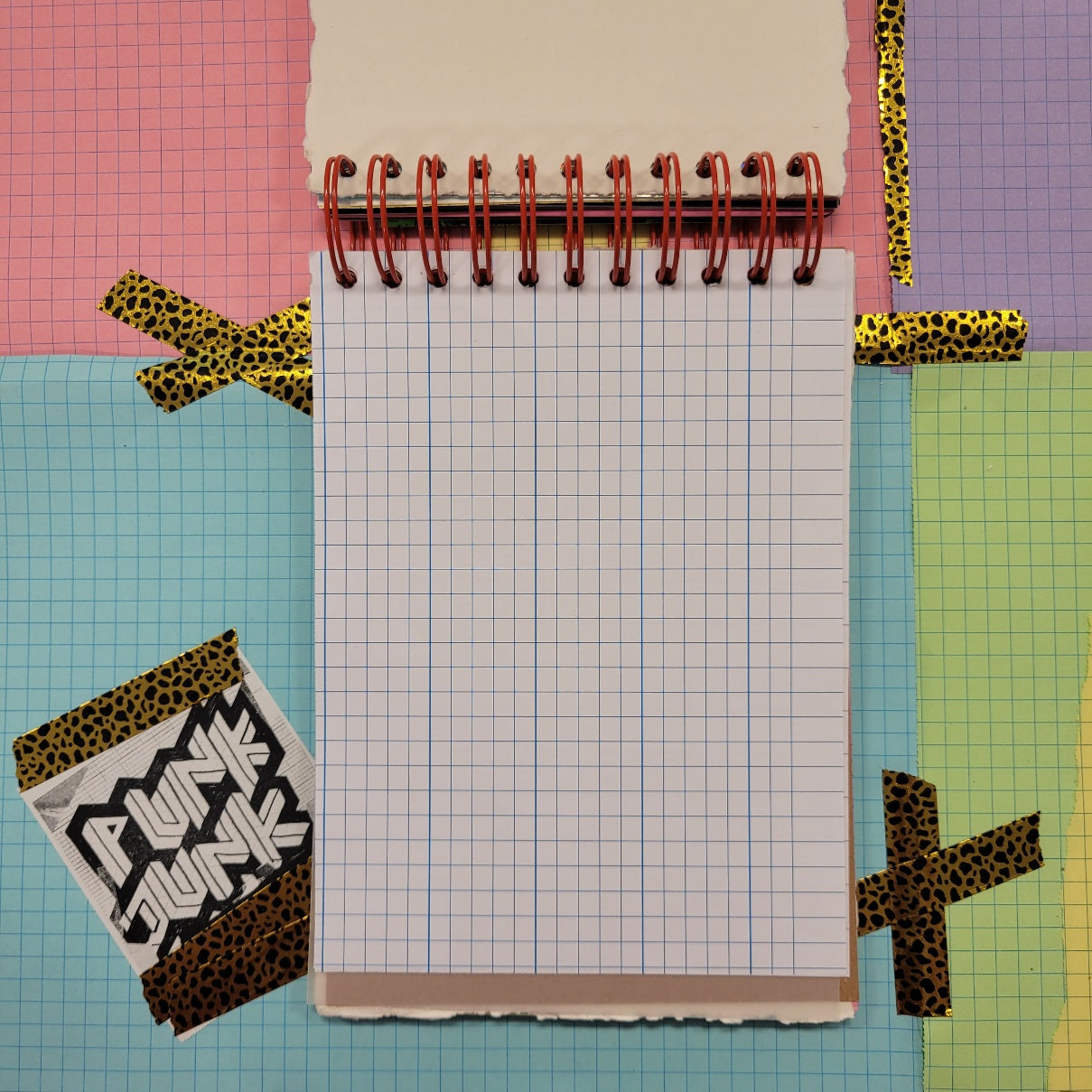 A5 PUNK JUNK JOURNAL - 100+ Pages with CUTTING MAT COVER