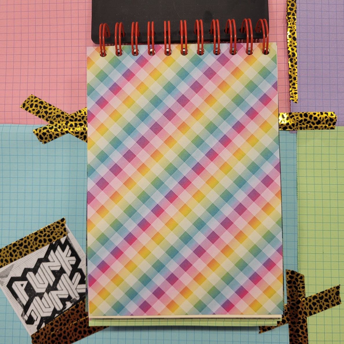 A5 PUNK JUNK JOURNAL - 260+ Pages with CUTTING MAT COVER - COLLAGEMANIA EDITION!