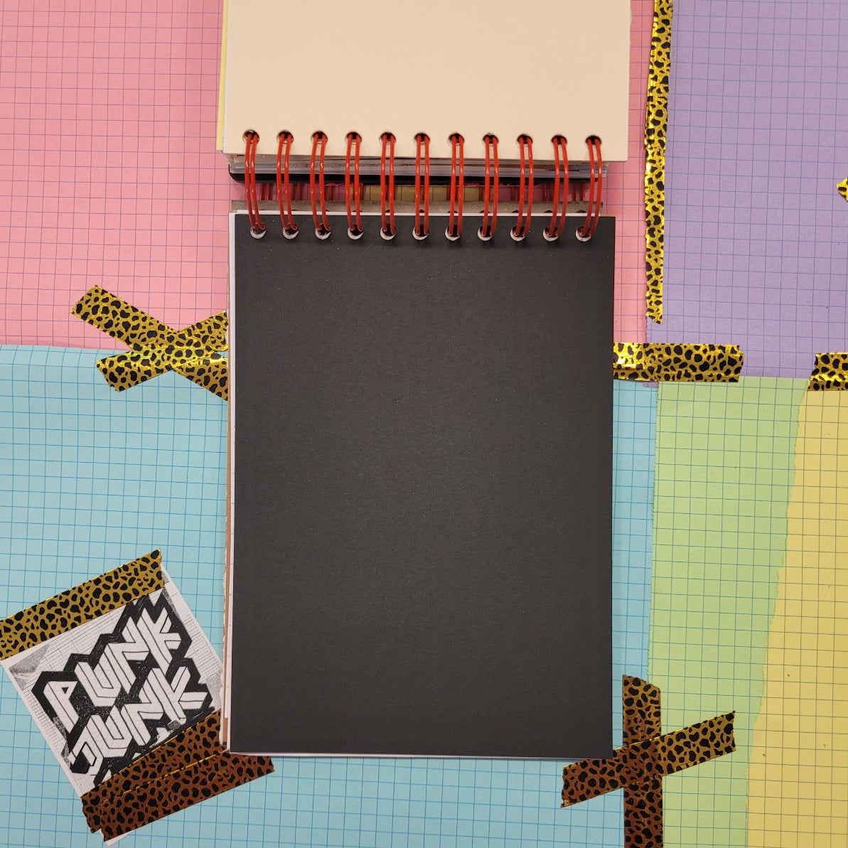 A5 PUNK JUNK JOURNAL - 260+ Pages with CUTTING MAT COVER - COLLAGEMANIA EDITION!