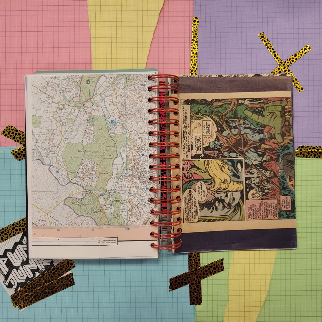 A5 PUNK JUNK JOURNAL - 180+ Pages with CUTTING MAT COVER
