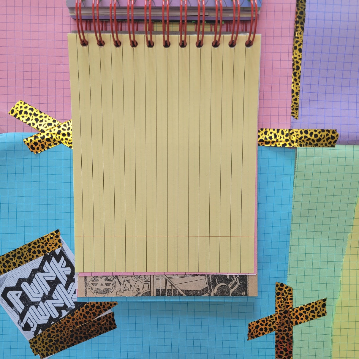 A5 PUNK JUNK JOURNAL - 160+ Pages with CUTTING MAT COVER