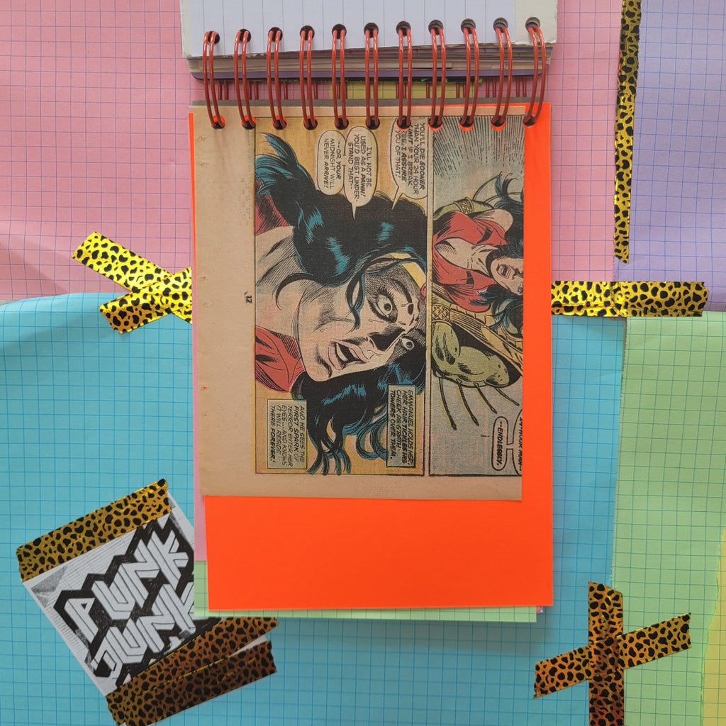 A5 PUNK JUNK JOURNAL - 160+ Pages with CUTTING MAT COVER